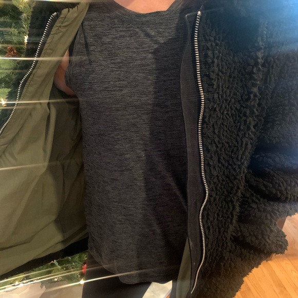 Top shop black teddy jacket - Picture 3 of 5